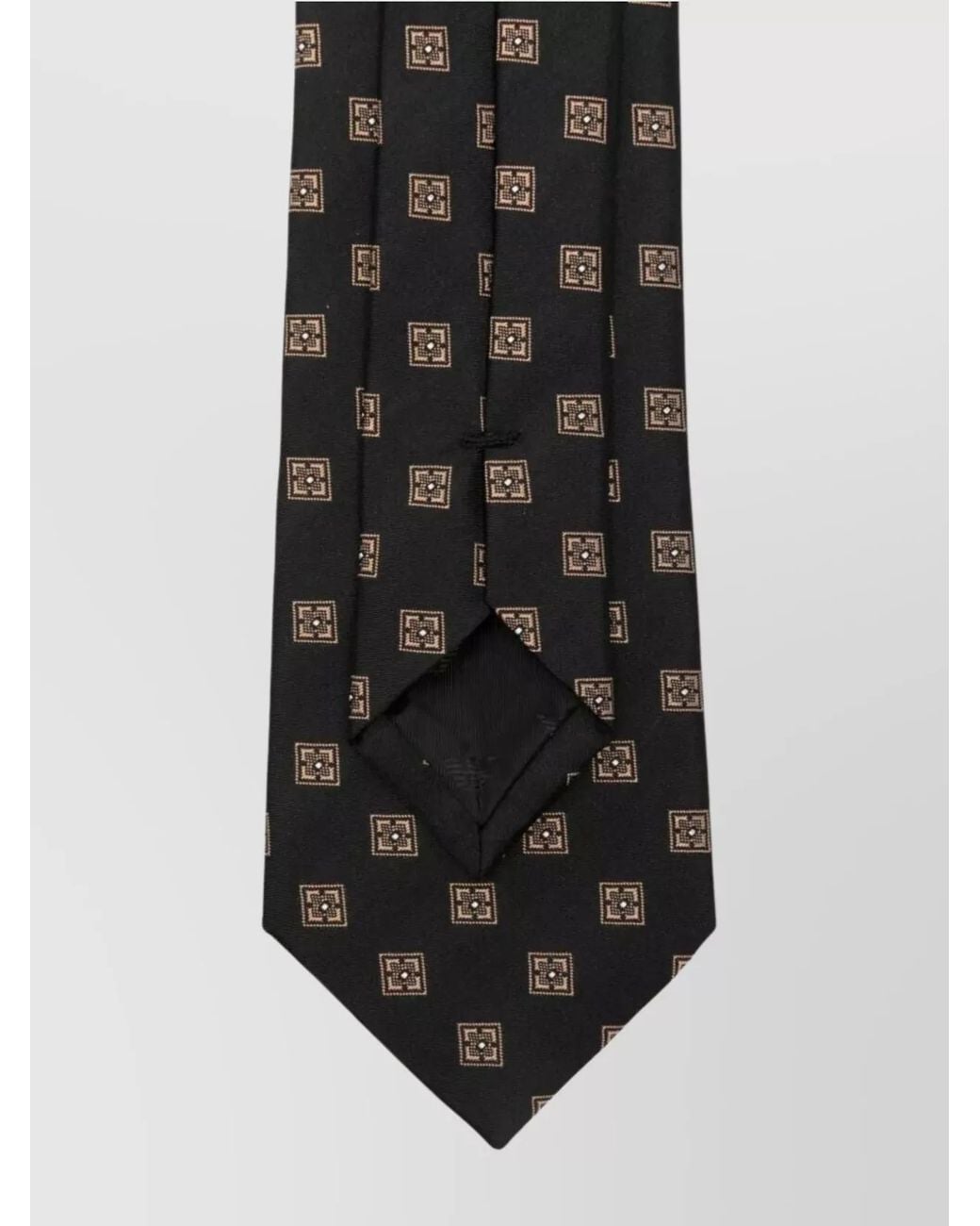 Emporio Armani White Silk Tie for men
