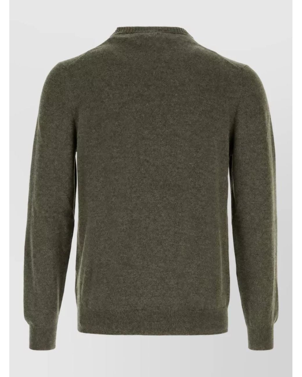 Fedeli Green Cashmere Sweater for men