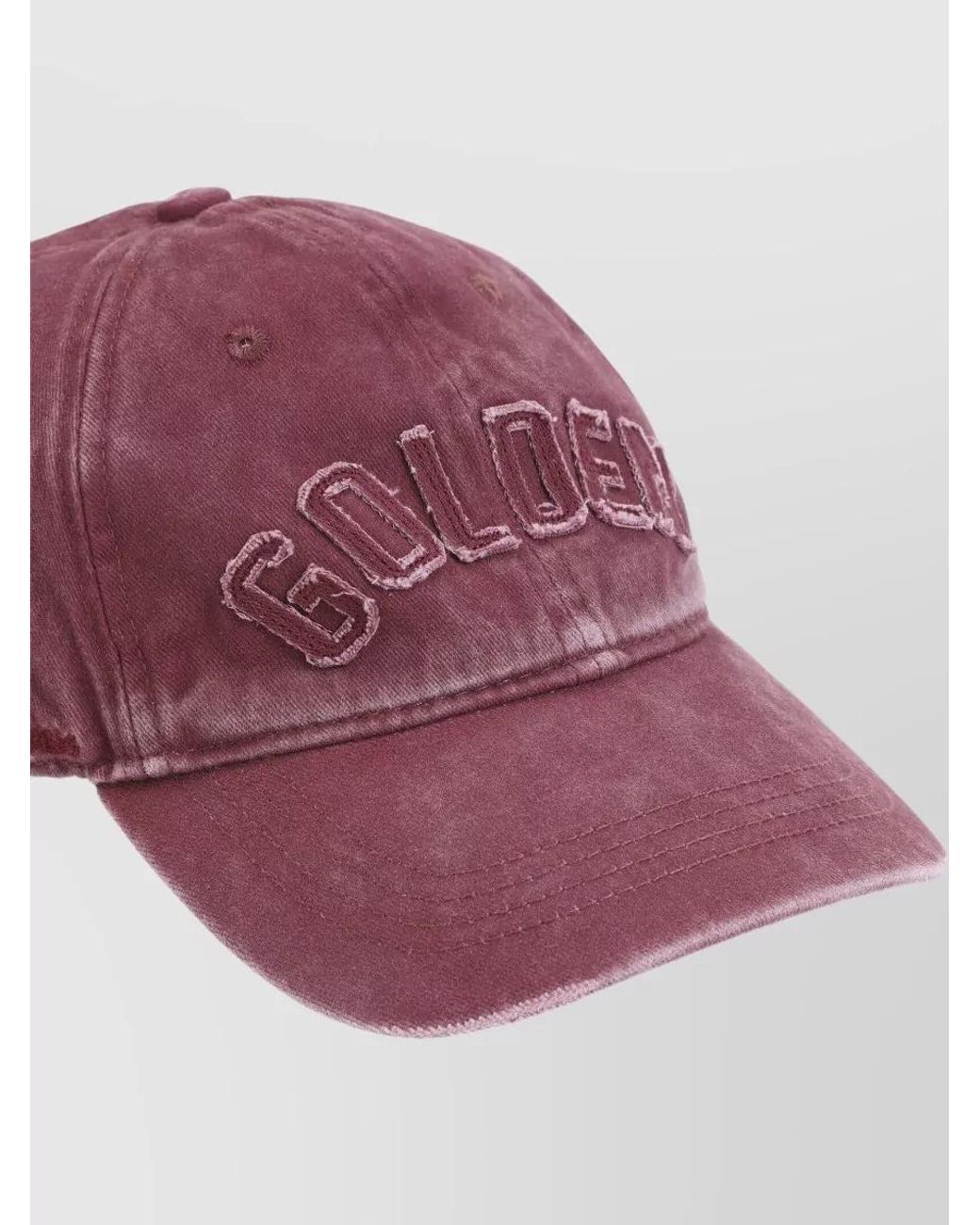 Golden Goose Deluxe Brand Pink Cotton Baseball Cap for men