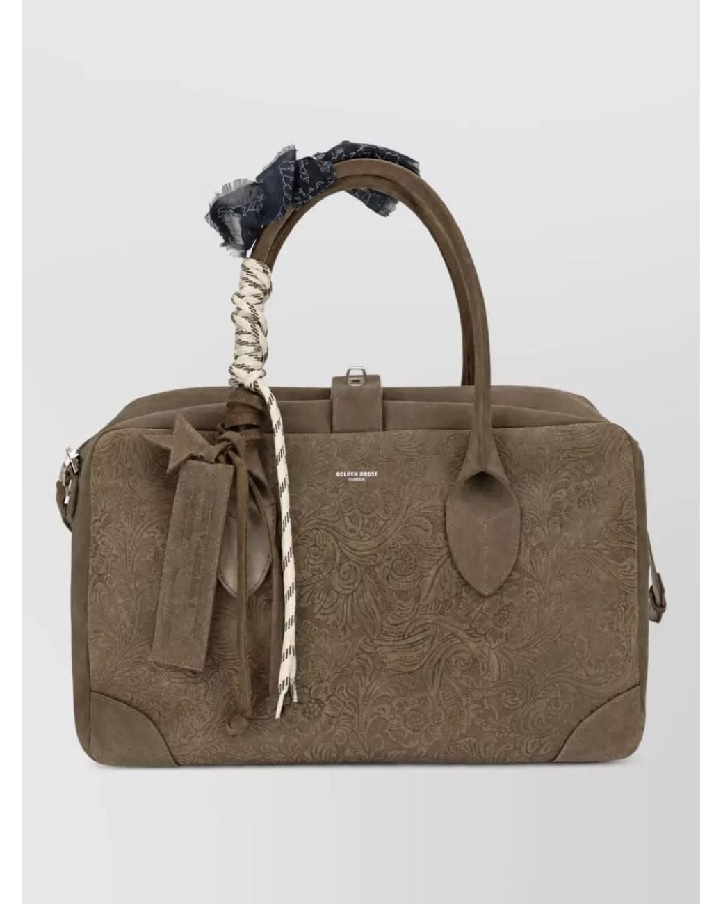 Golden Goose Deluxe Brand Brown Leather Tote Bag