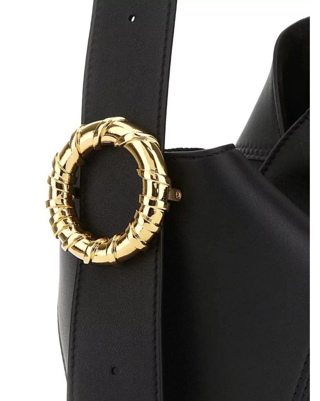 Lanvin Black Leather Shoulder Bag