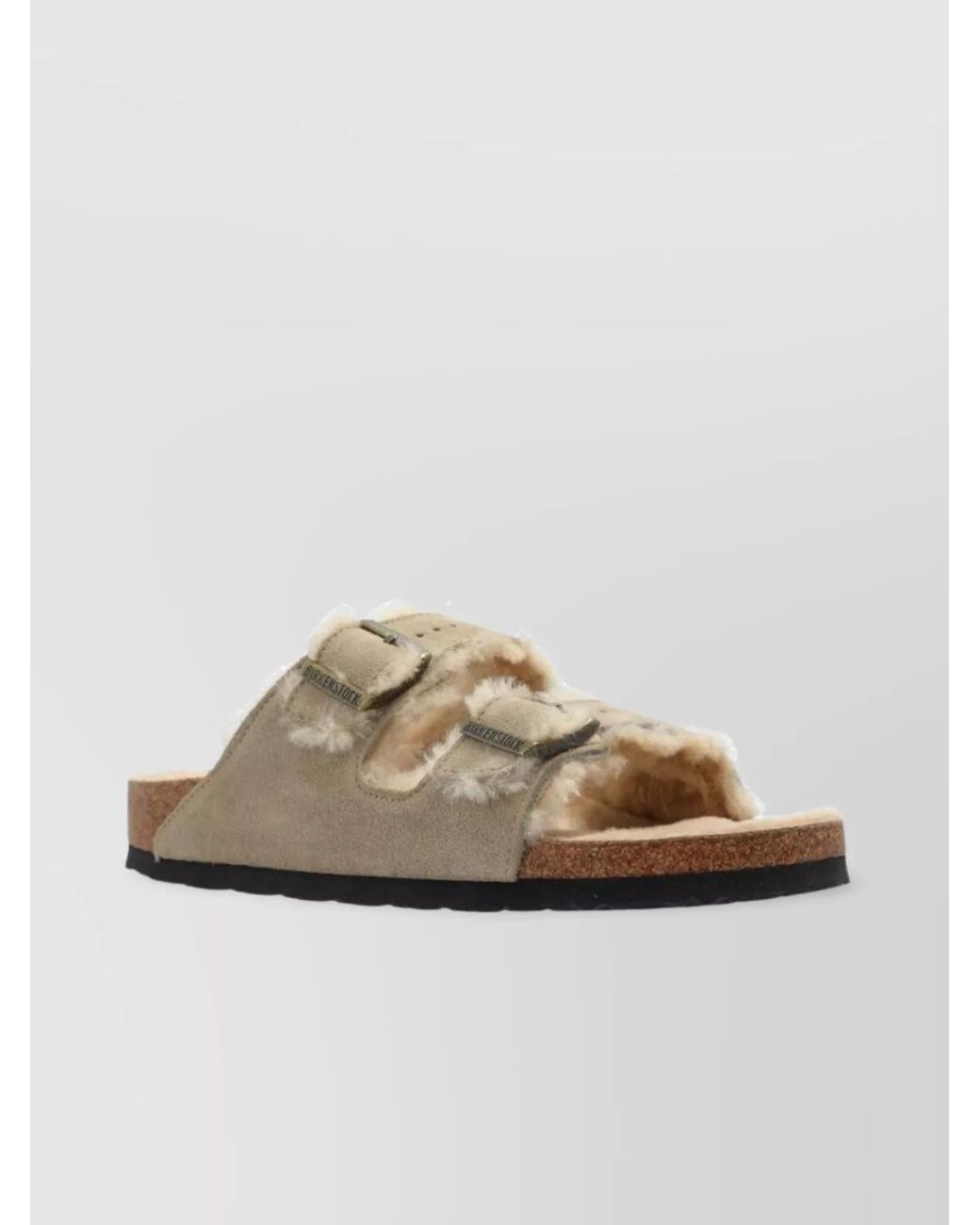 Birkenstock Multicolor Suede Shearling Sandals for men