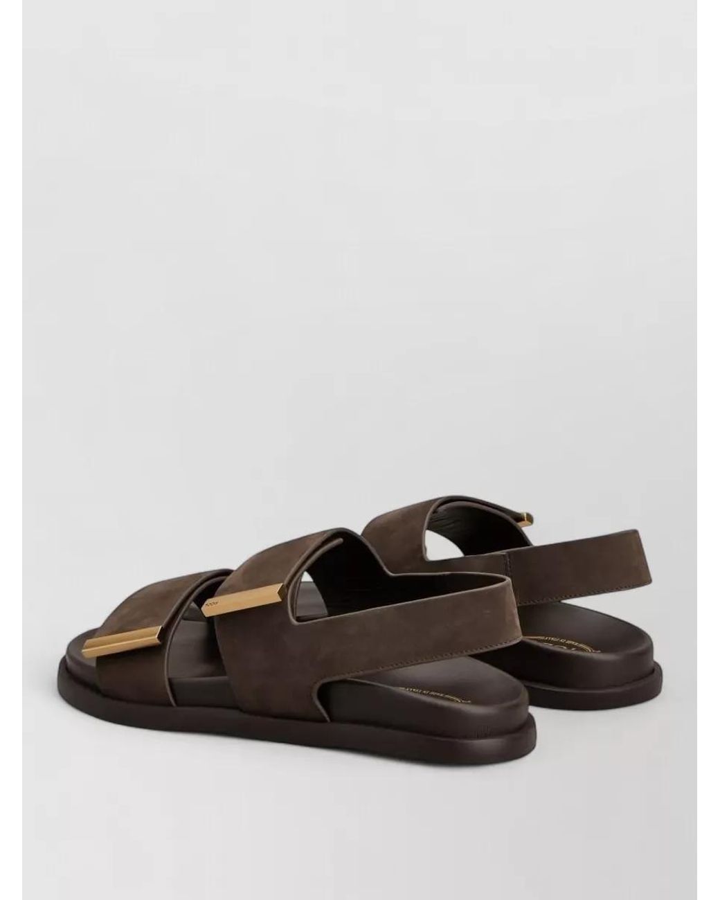 Tod's Black Leather Slingback Sandals