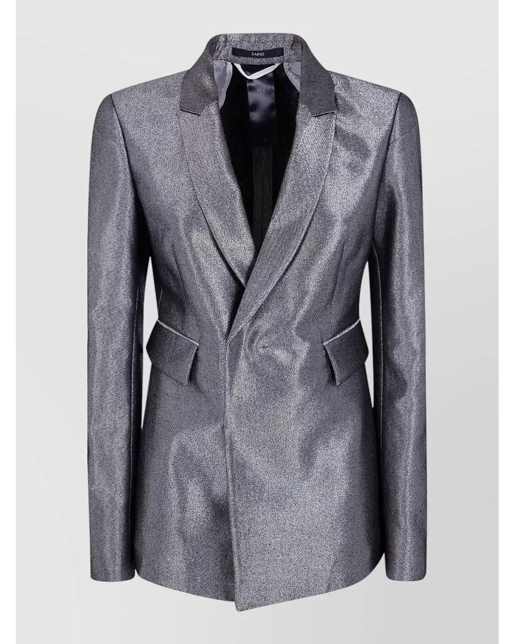 SAPIO Gray Denim Jacket