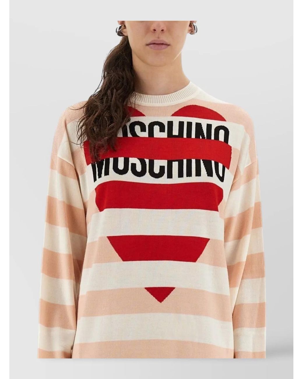 Moschino Red Wool Mini Dress