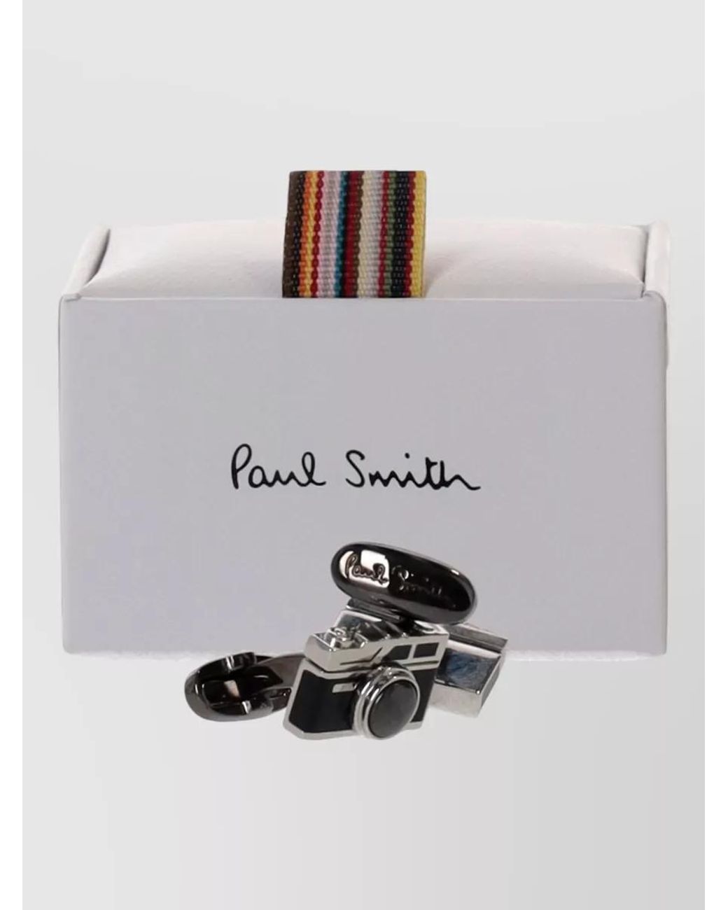 Paul Smith Black Camera Cufflinks for men