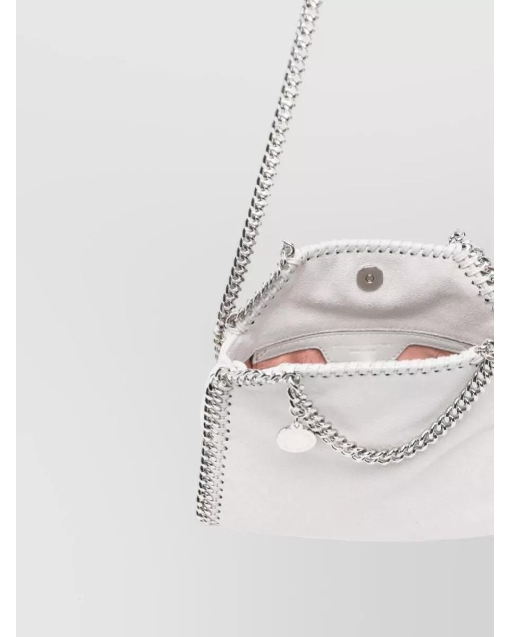 Stella McCartney White Falabella Tiny Shoulder Bag