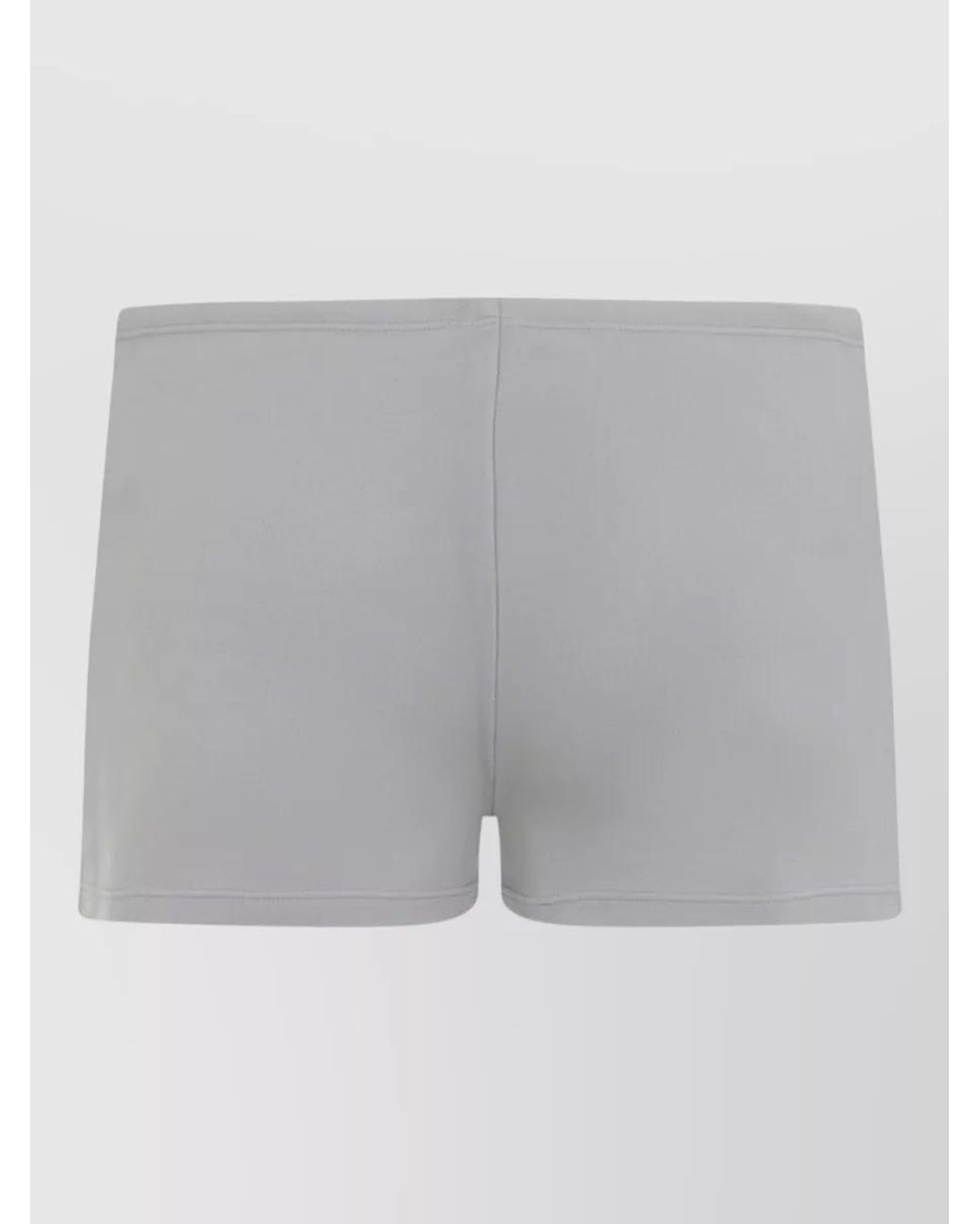 Miu Miu Gray Polyamide Tech Fabric Low Rise Shorts