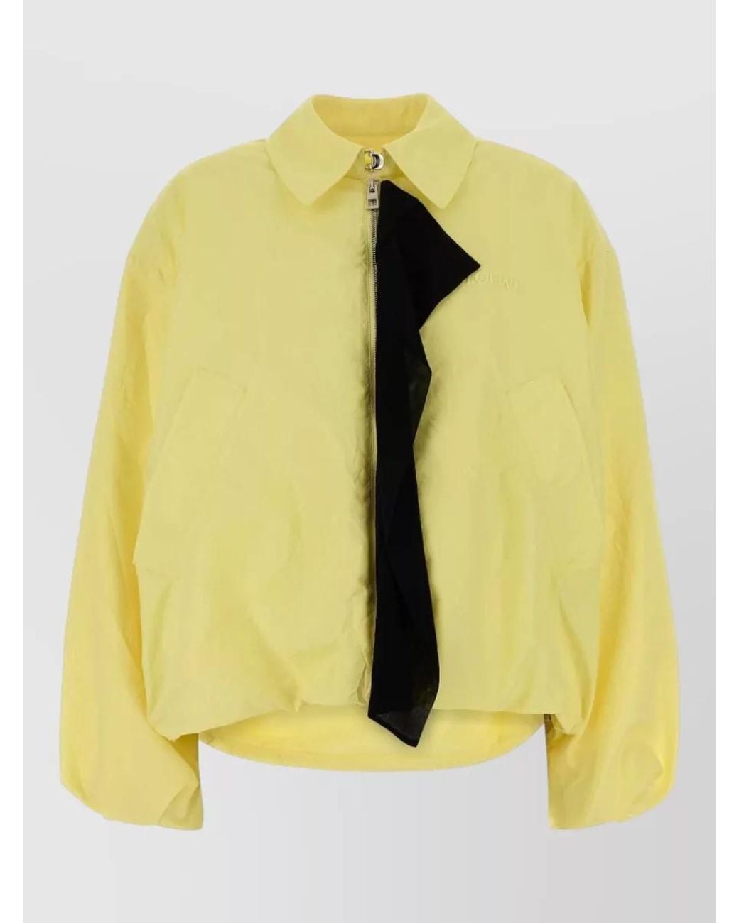 Loewe Yellow Single Breasted Coat