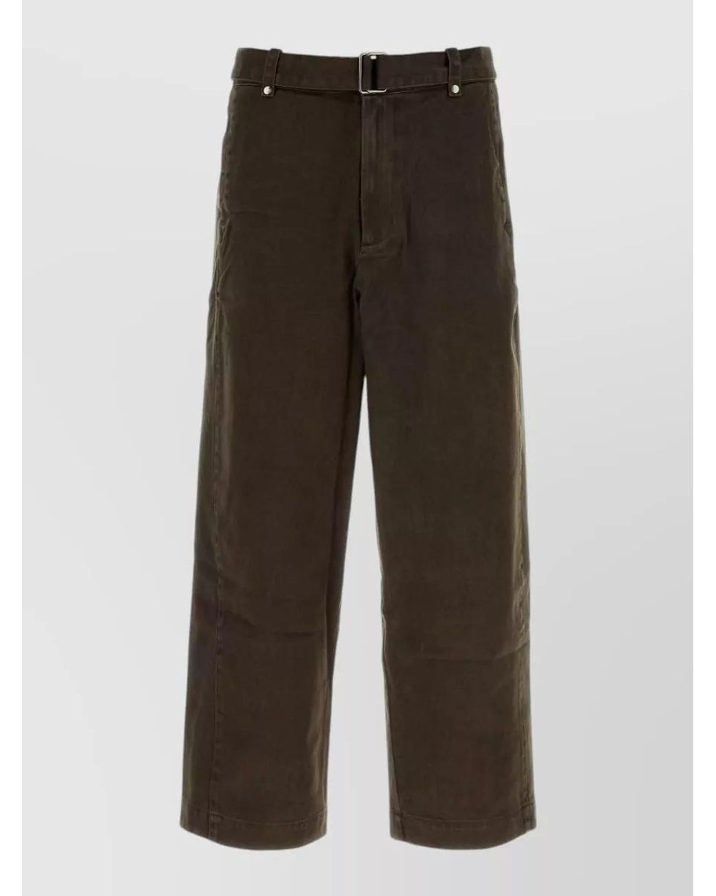 Entire studios Brown Cotton Wide-Leg Trousers for men