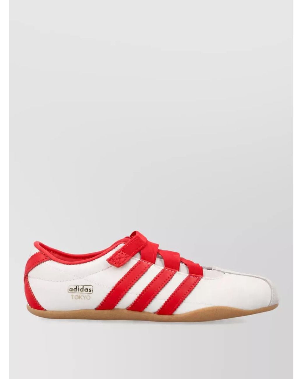 Adidas Originals Red Textile Mary Jane Sneakers