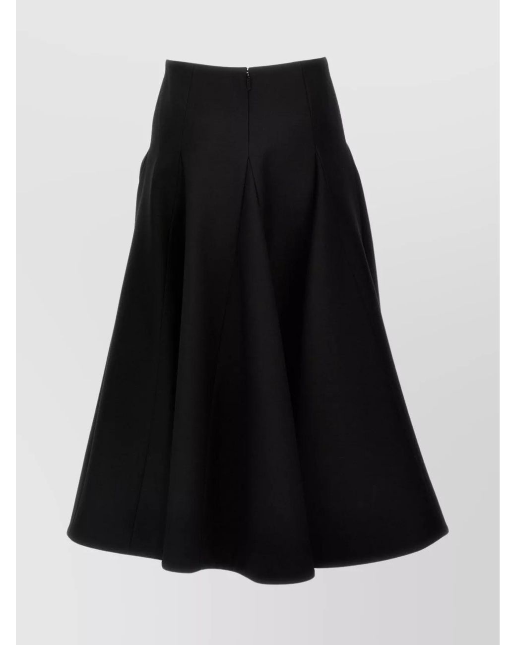 Valentino Garavani Black Pleated Skirt