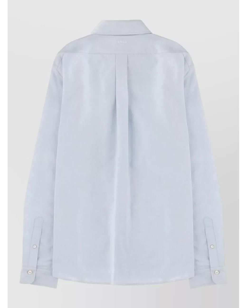 KENZO Blue Cotton Casual Shirt for men