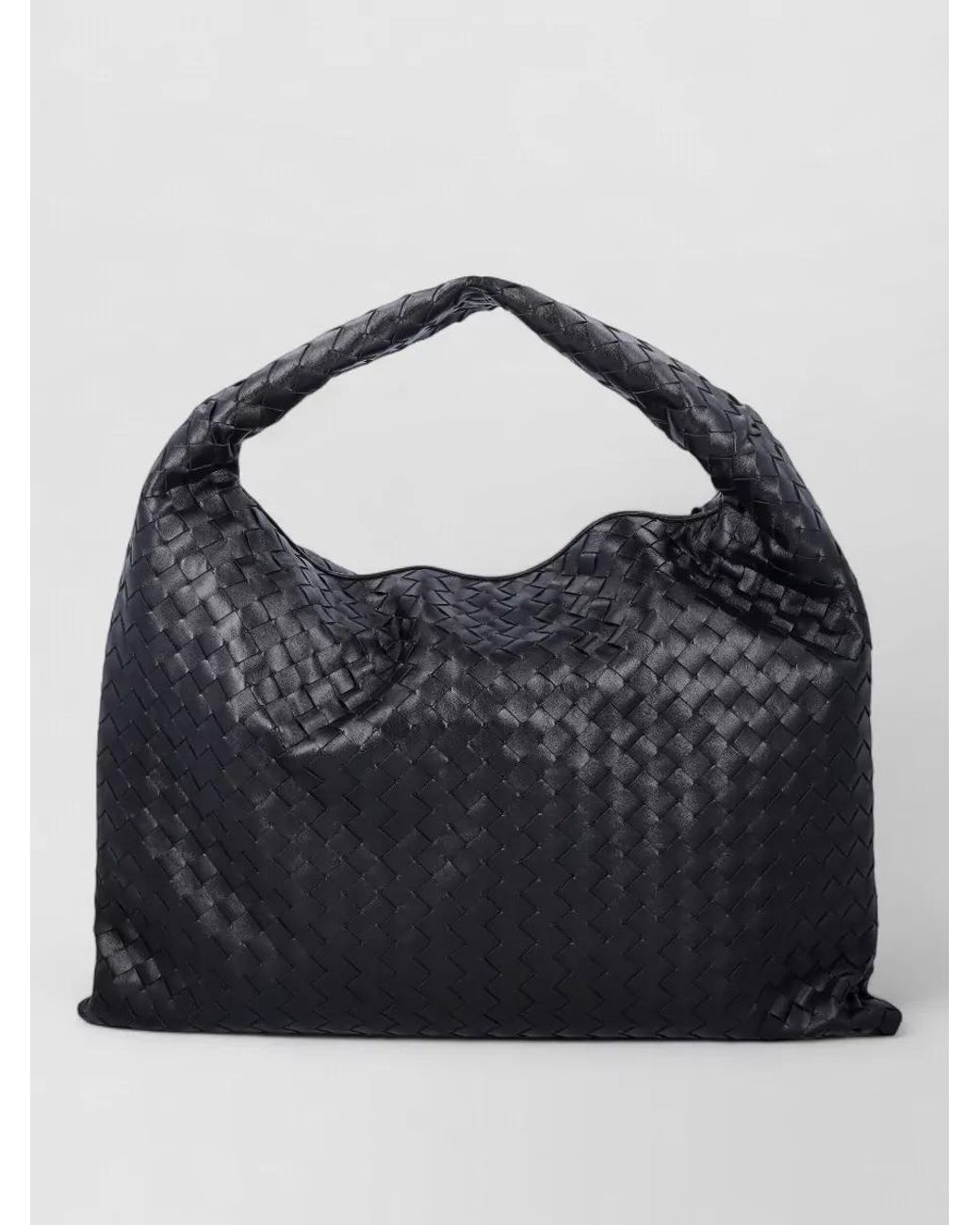 Bottega Veneta Blue Hop Large Leather Shoulder Bag