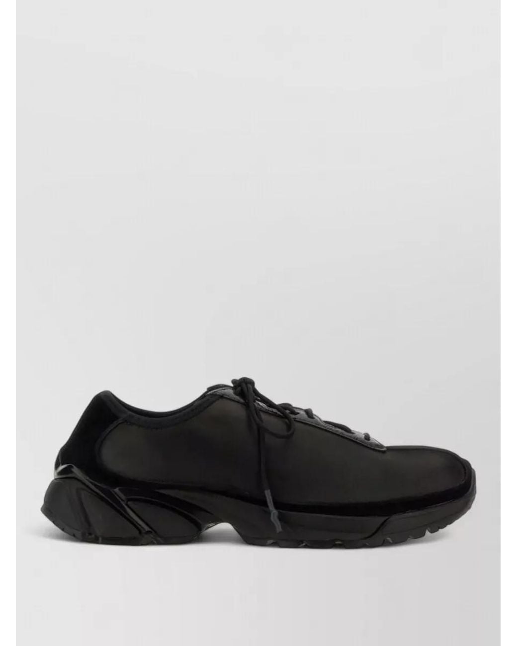 Our Legacy Black Leather Low-Top Sneakers