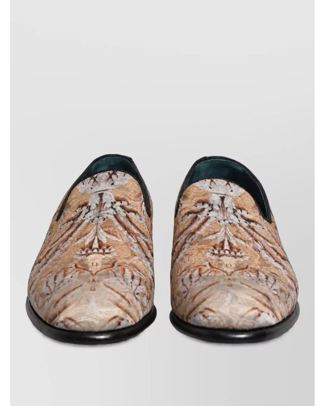 Dolce & Gabbana Multicolor Leather Loafers for men