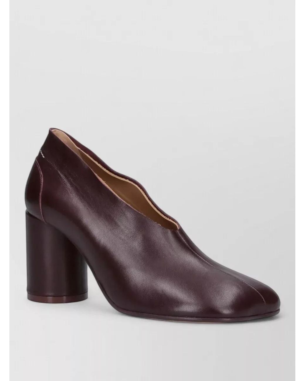 MM6 by Maison Margiela Purple Nappa Leather Anatomic Court Shoes