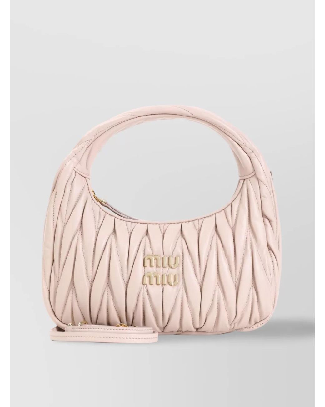 Miu Miu Pink Wandler Small Leather Shoulder Bag