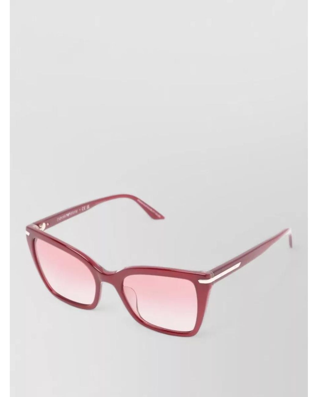 Emporio Armani Pink Square Sunglasses