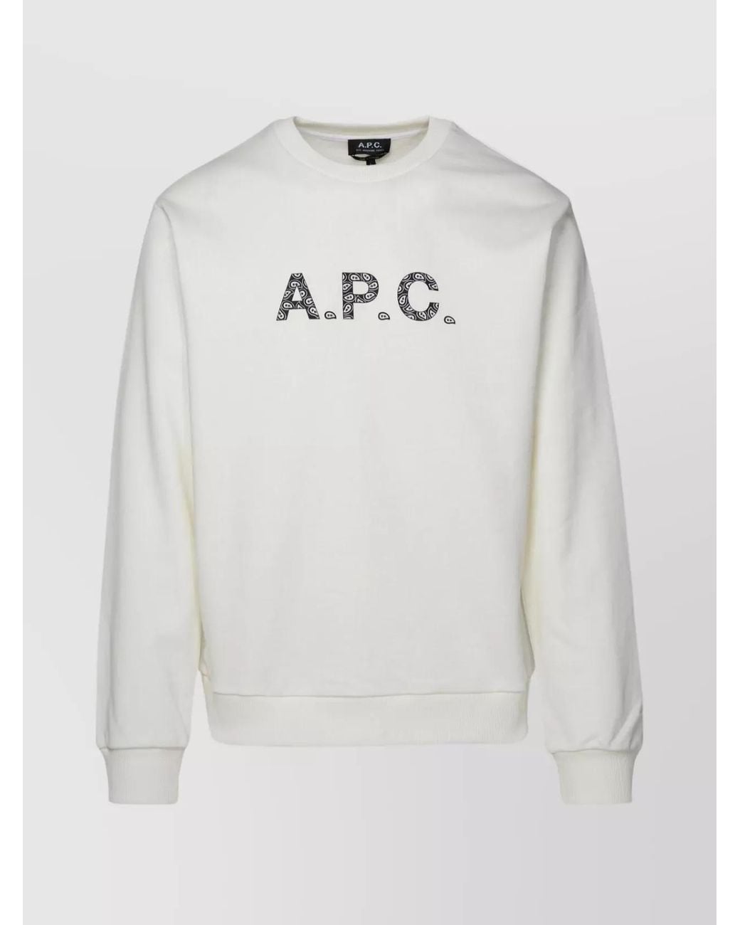 A.P.C. Gray Cotton Sweatshirt for men