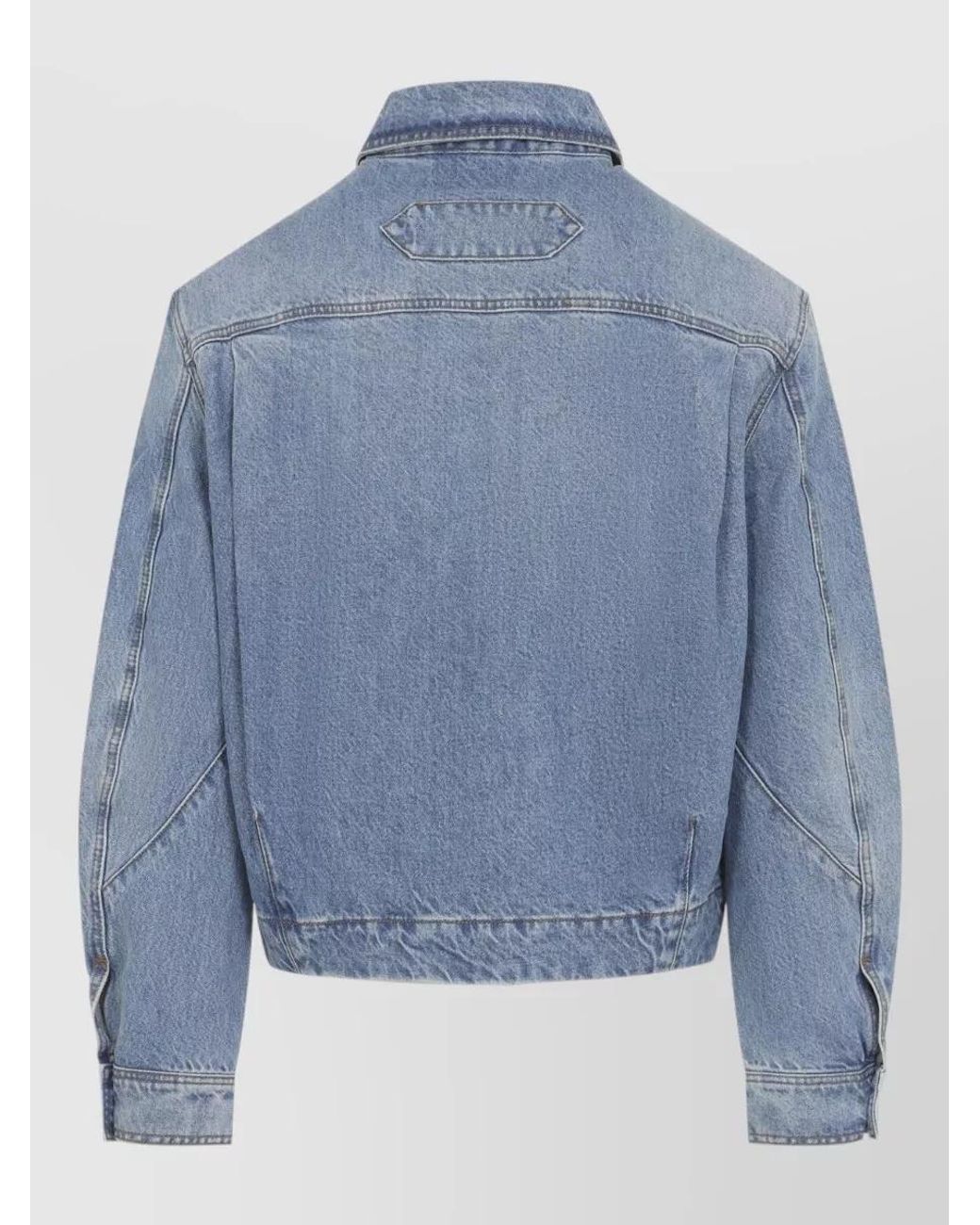 Jacquemus Blue Denim Boxy Jacket for men
