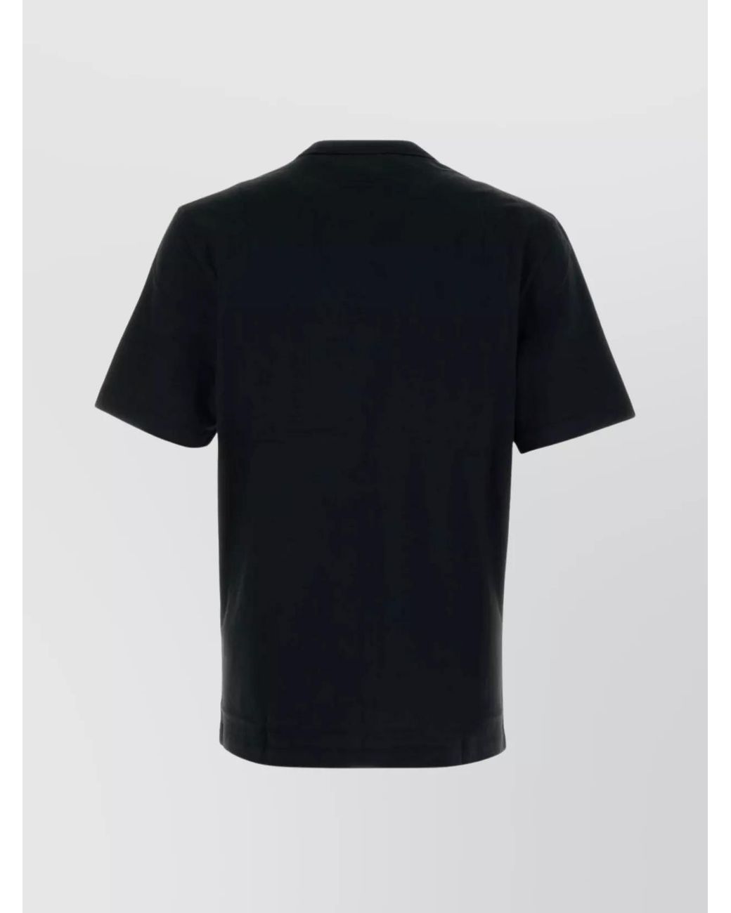 Boss Black Crew Neck Cotton T-Shirt With Short Sleeves for men