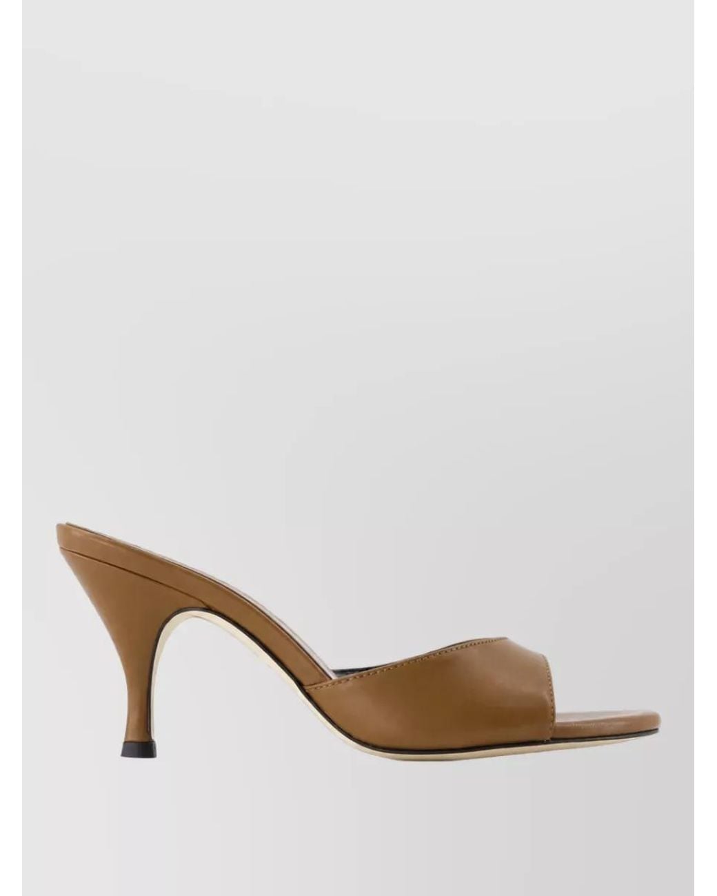 Aeyde Brown Leather Mules