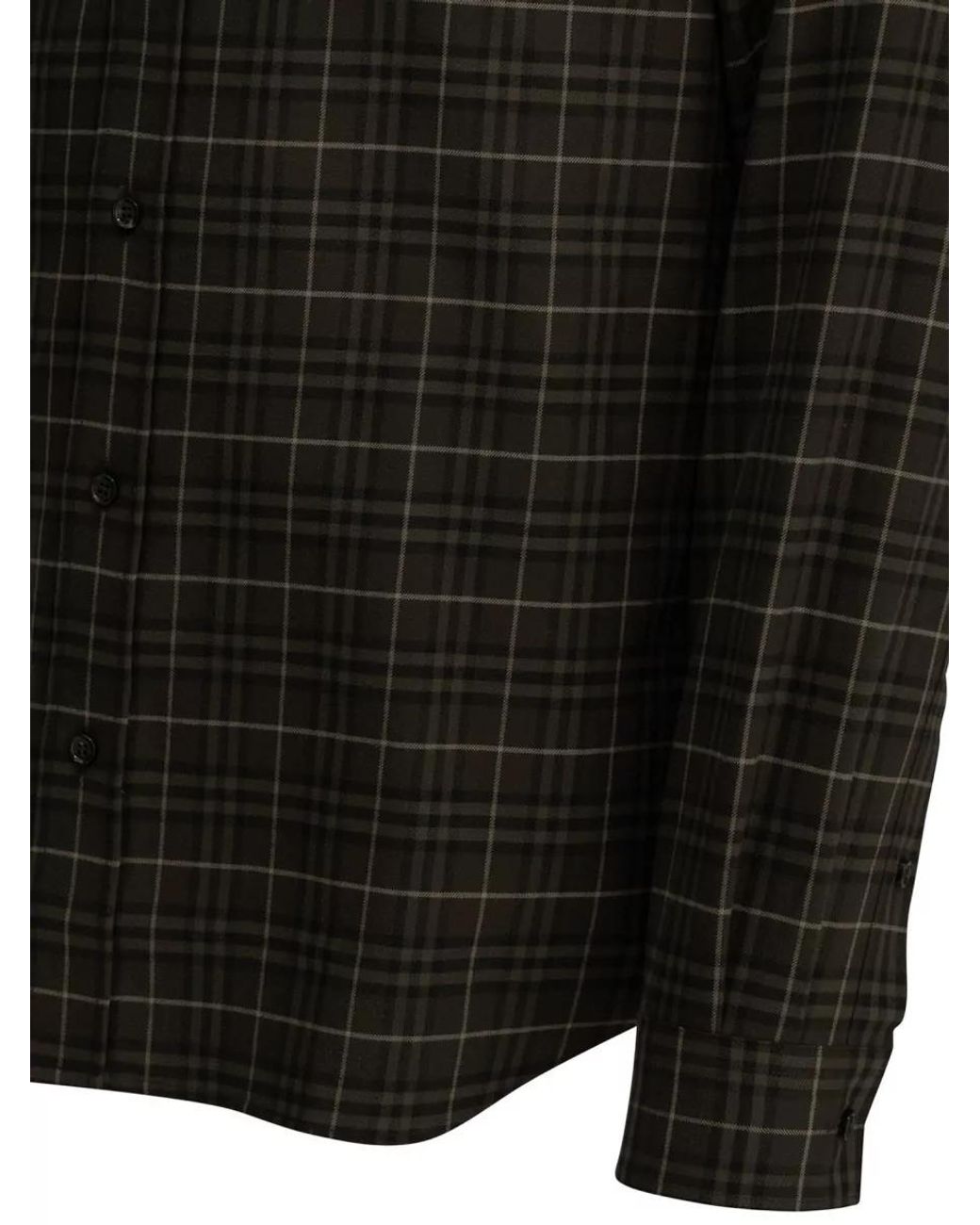 Burberry Black Cotton Casual Shirt for men