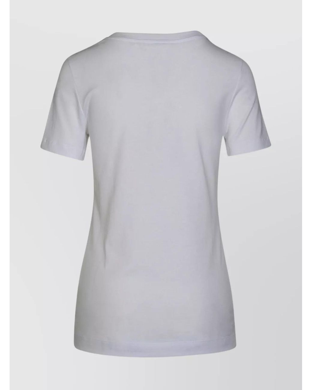 Dolce & Gabbana Blue Cotton Logo-Patch Short-Sleeve T-Shirt