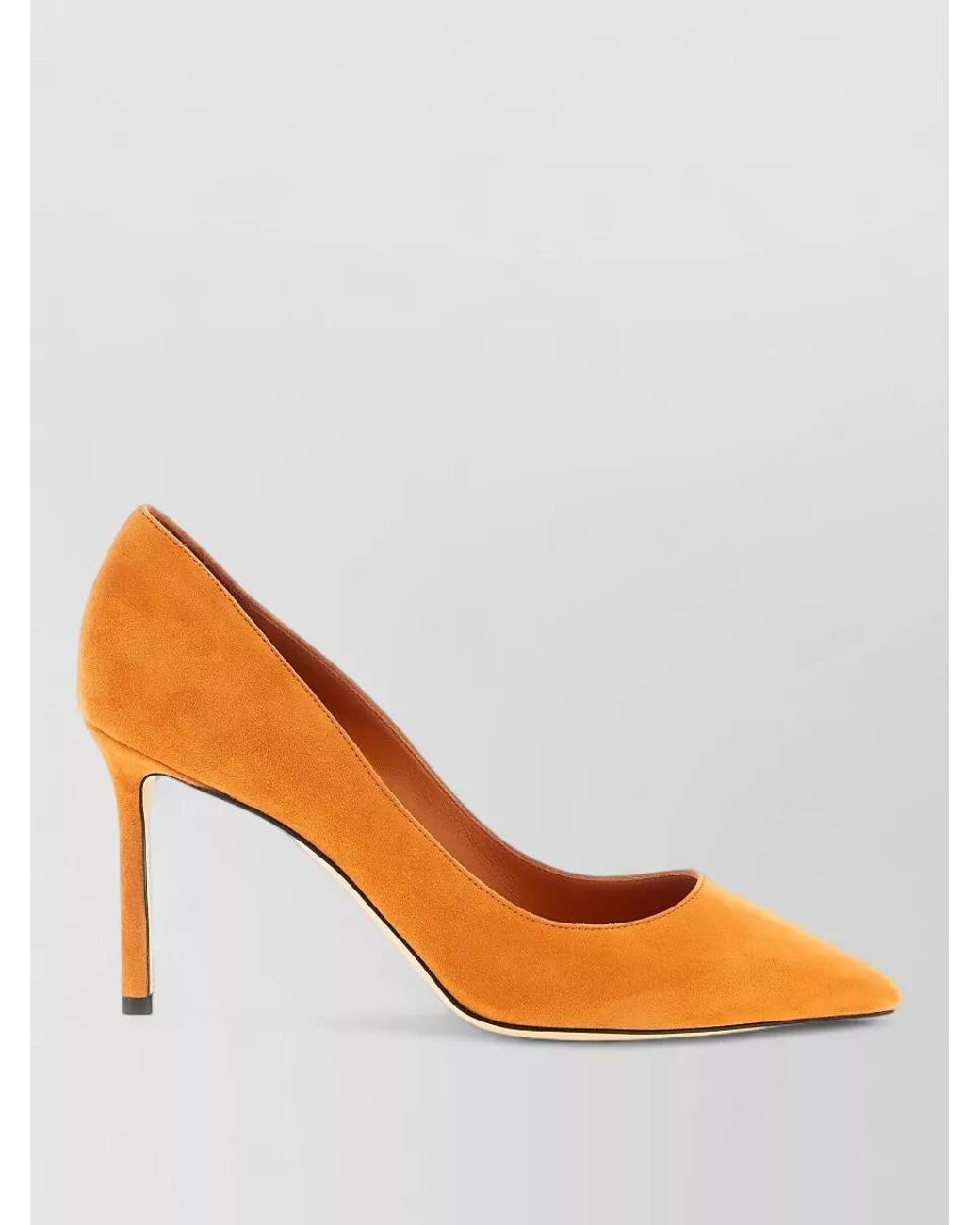 Jimmy Choo Orange Leather Pumps