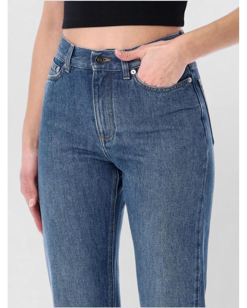 Givenchy Blue Denim Straight Leg Jeans