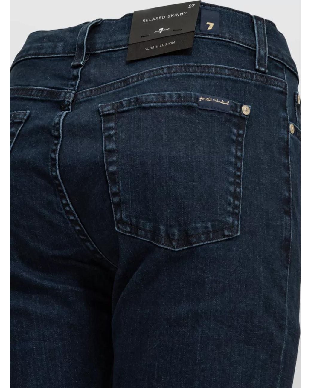7 For All Mankind Blue Denim Jeans