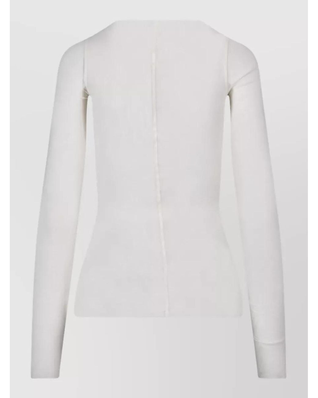 Rick Owens White Short-Sleeve Top