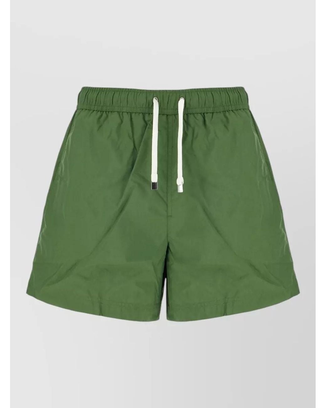 Zegna Green Nylon Swim Shorts for men