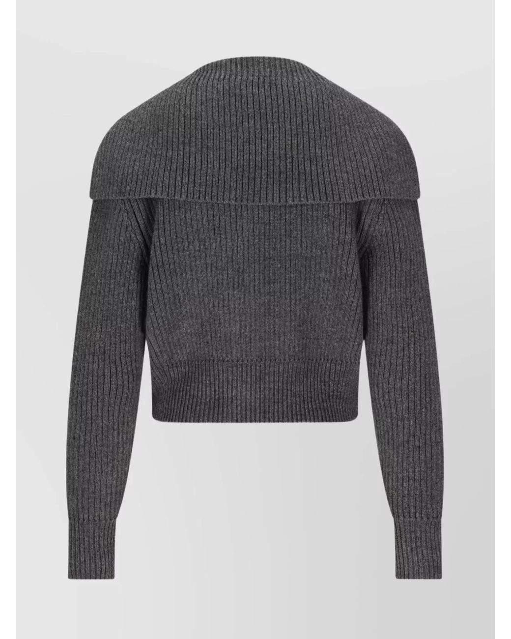 Givenchy Black Crewneck Wool Cardigan