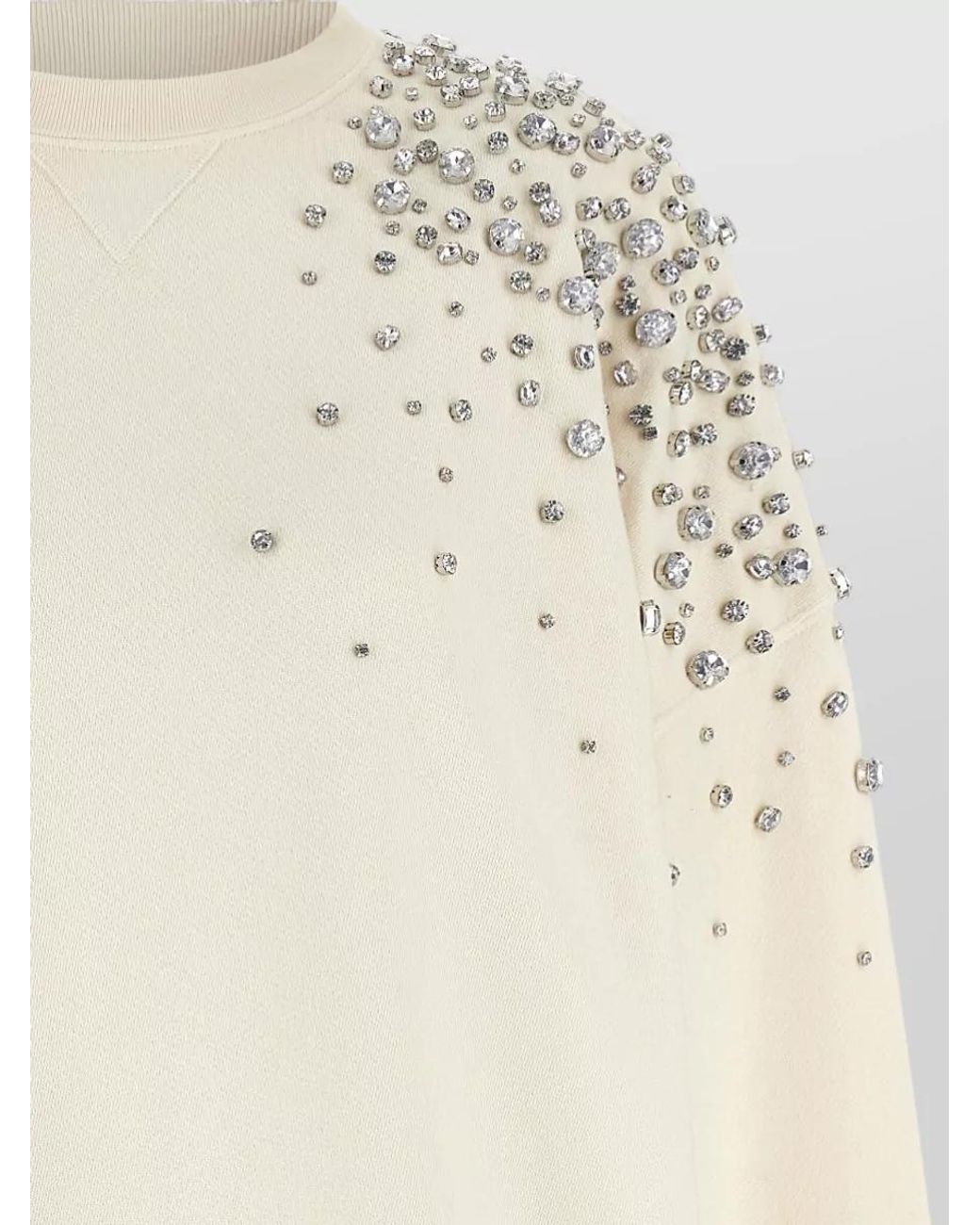 Golden Goose Deluxe Brand Natural Embellished Cotton Sweatshirt