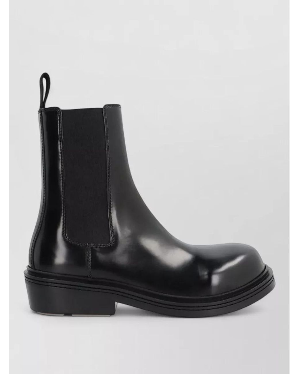 Bottega Veneta Black Leather Chelsea Boots