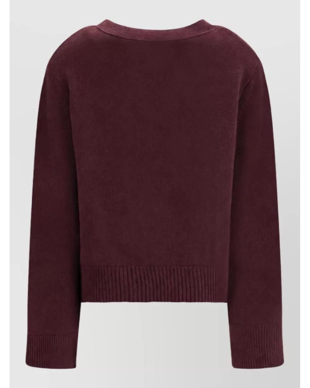 Lisa Yang Purple Cashmere Cardigan