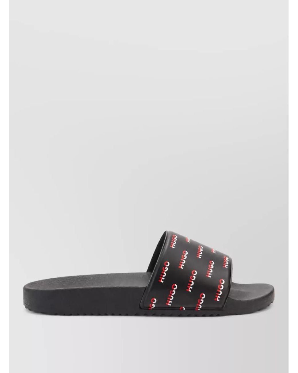 Boss Multicolor Rubber Logo-Print Slides for men