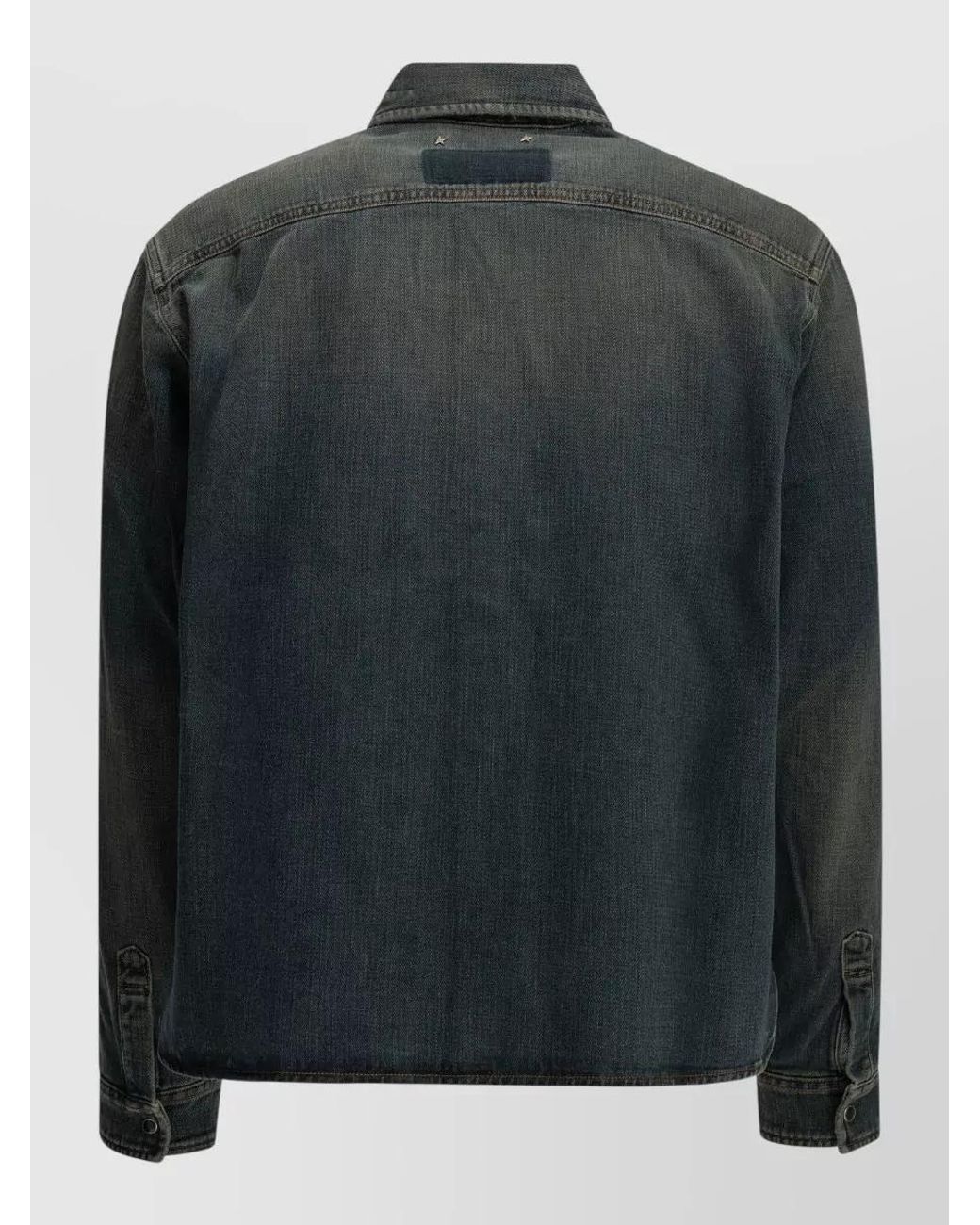Golden Goose Deluxe Brand Black Denim Slim-Fit Shirt for men