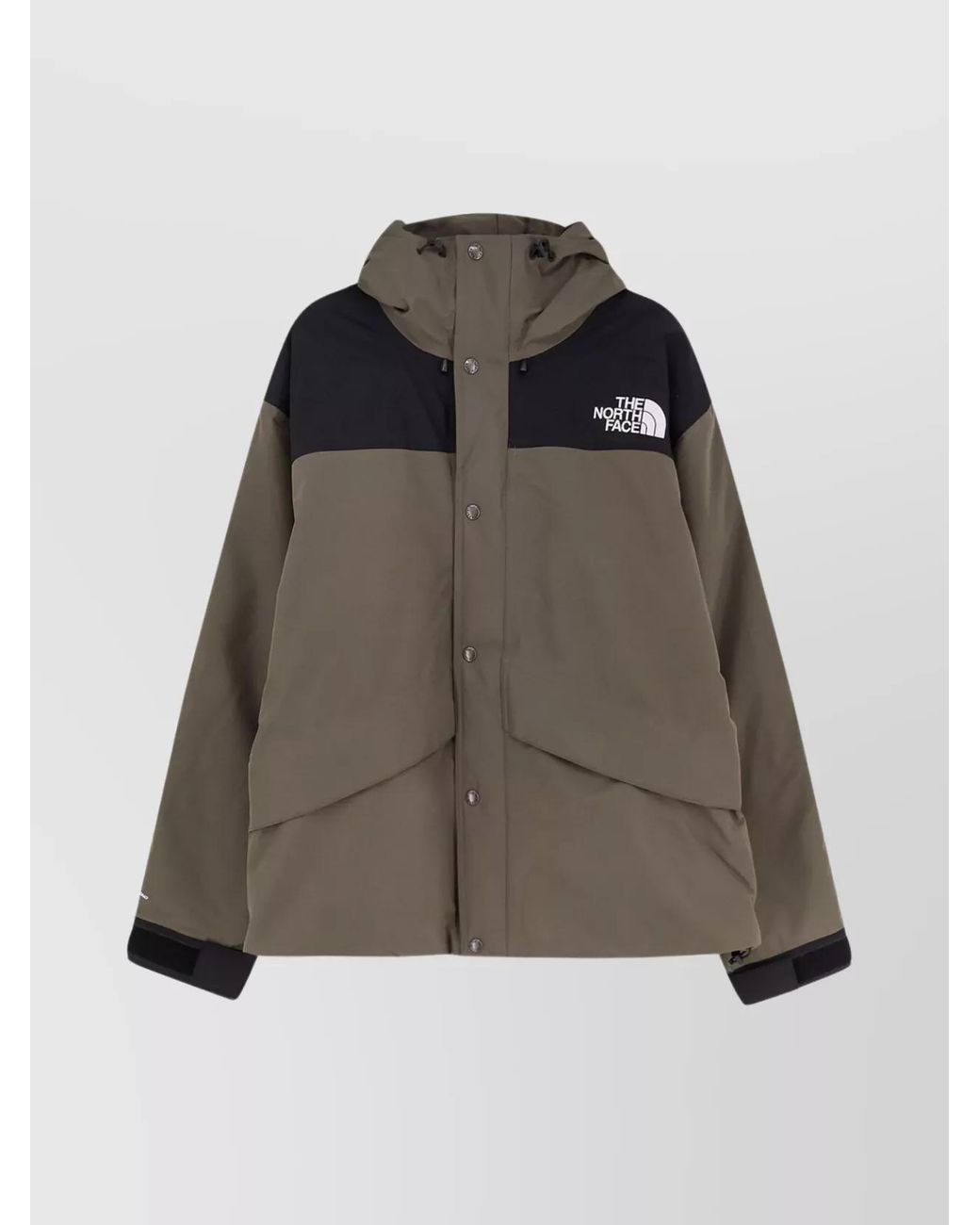 The North Face Brown Down Hooded Jacket for men