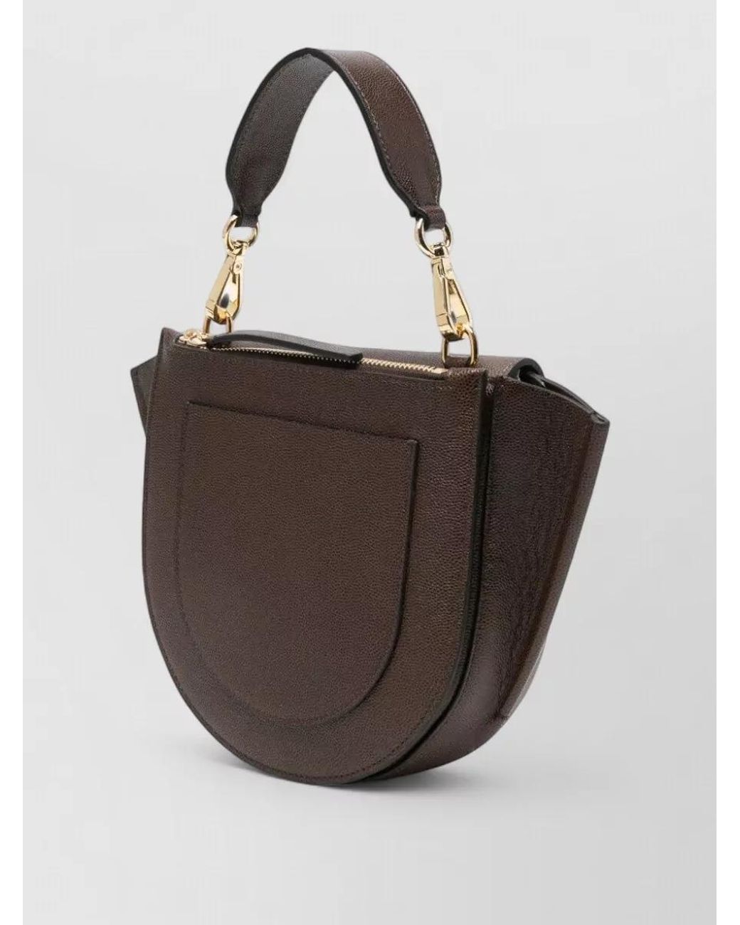 Wandler Brown Hortensia Mini Leather Tote Bag