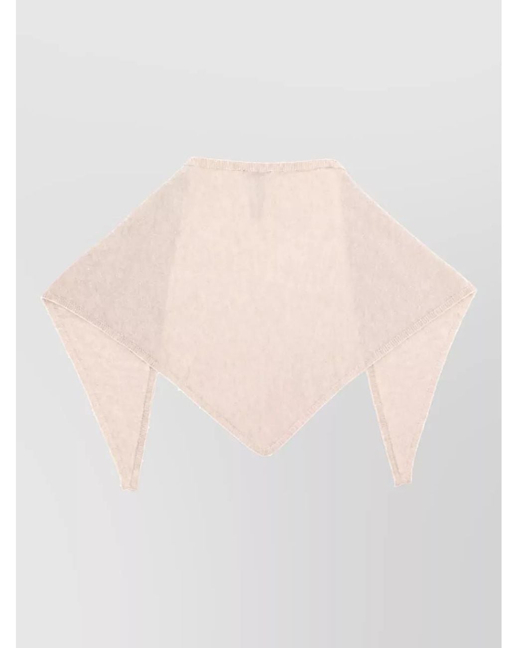 Fabiana Filippi White Cashmere Wool Silk Scarf