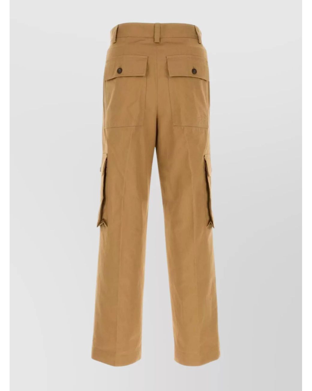 Maison Kitsuné Natural Cotton Cargo Trousers for men