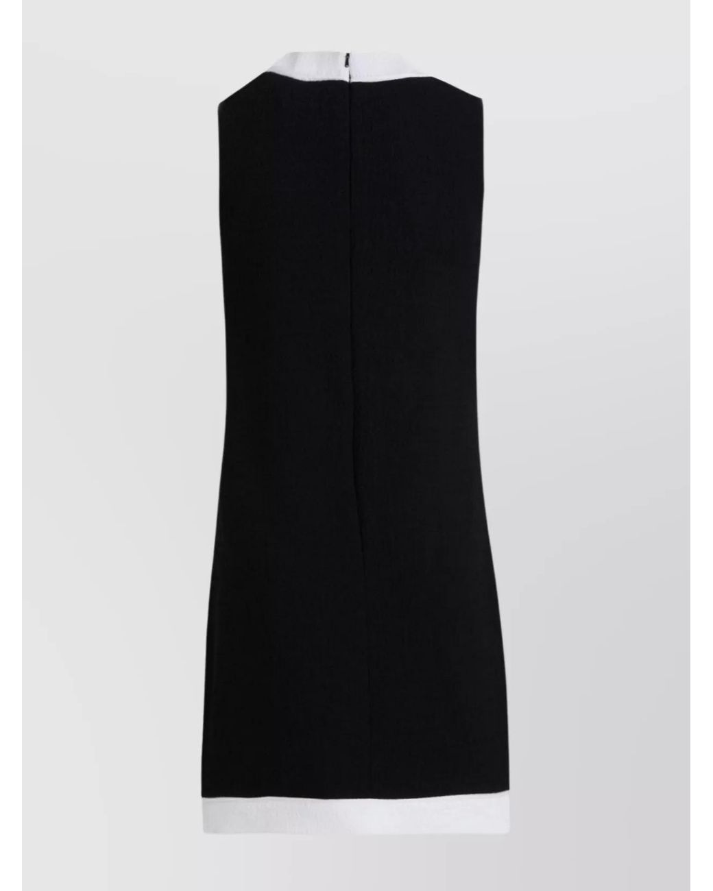 Moschino Black Bouclé Sleeveless Mini Dress