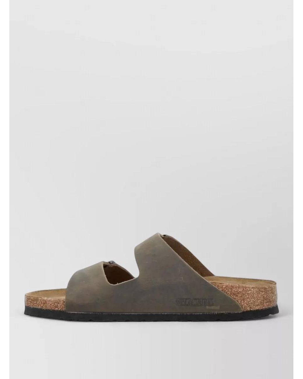 Birkenstock Brown Leather Double-Strap Sandals