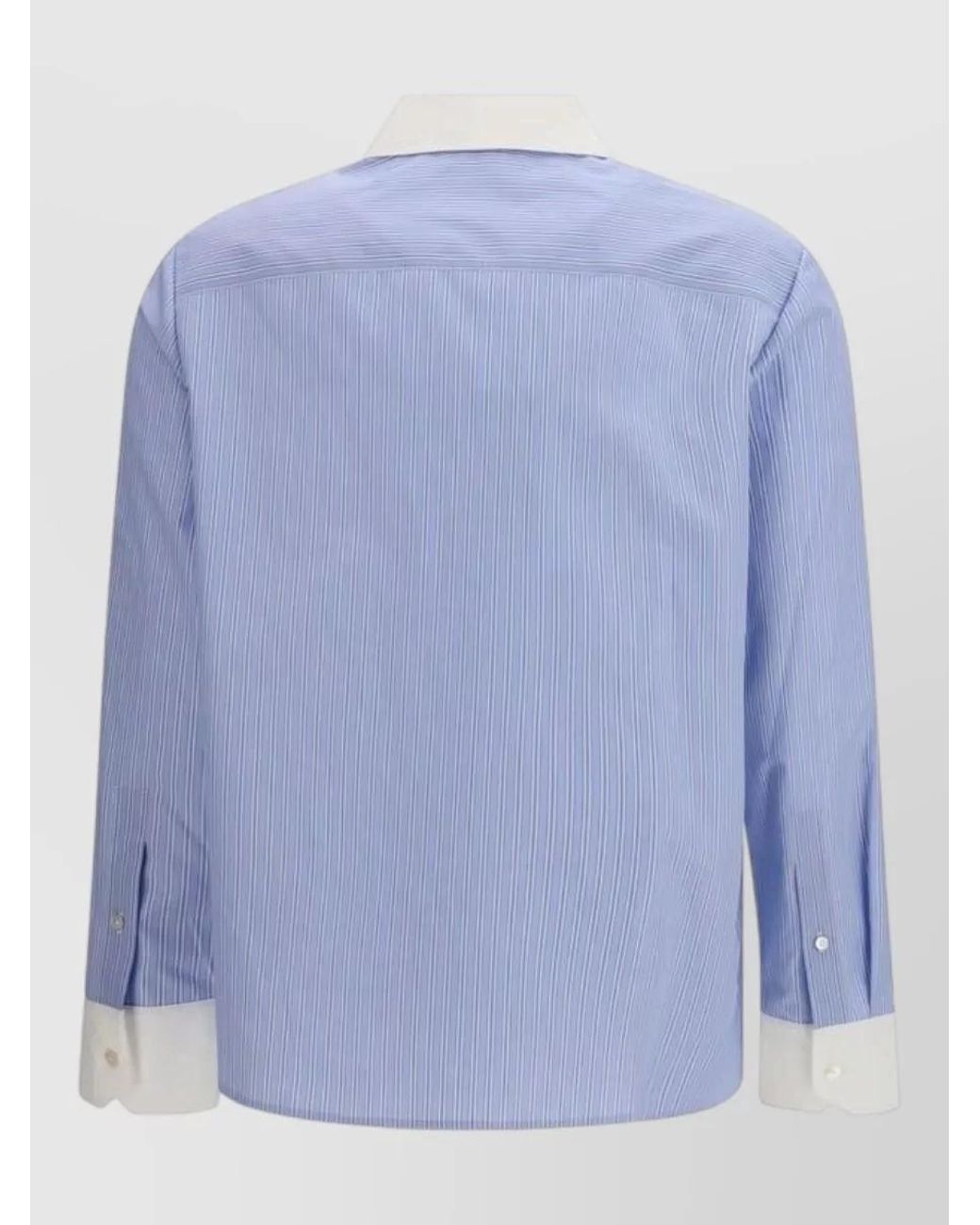 Tory Burch Blue Cotton Pattern Shirt