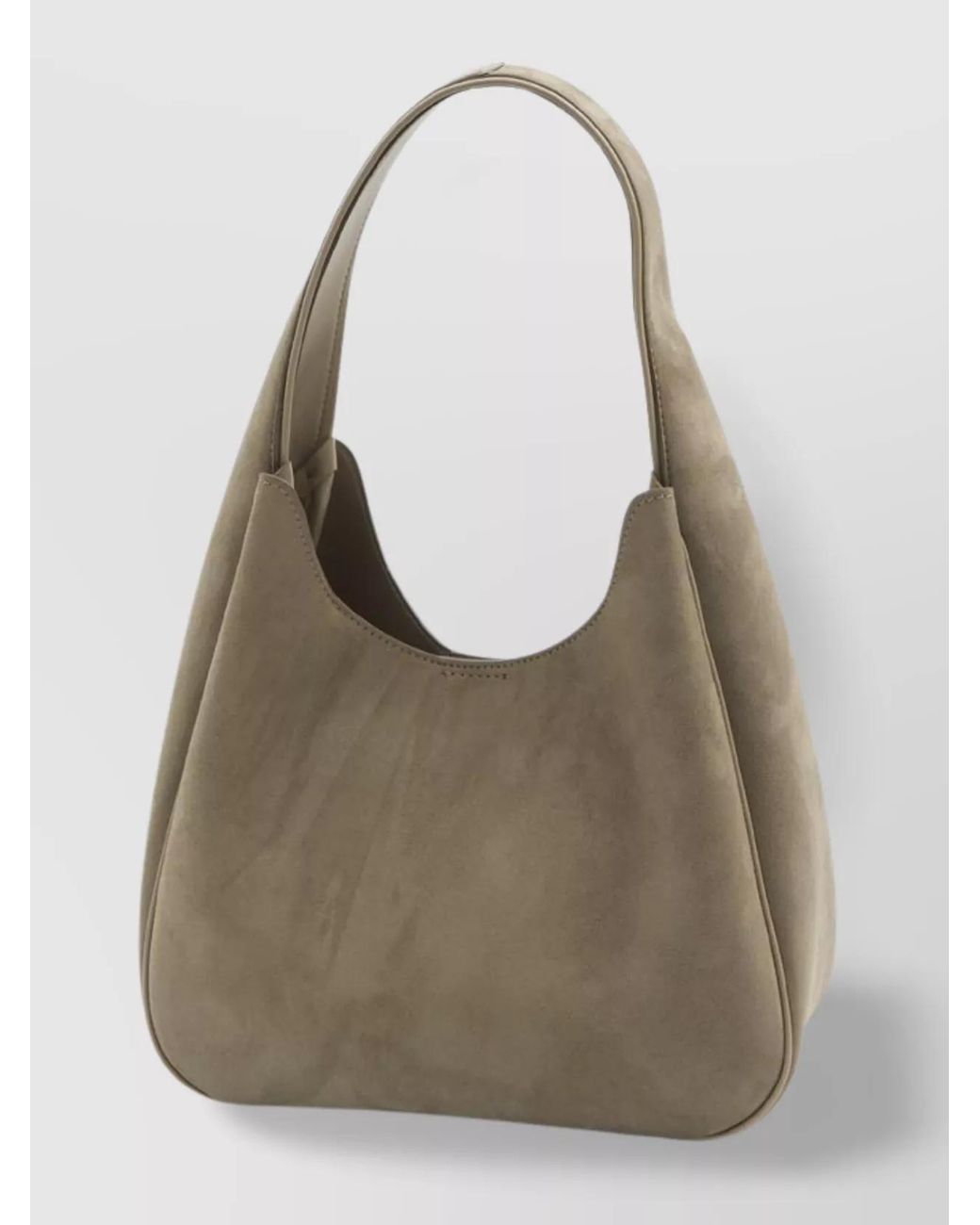 Stella McCartney Gray Stella Logo Medium Shoulder Bag