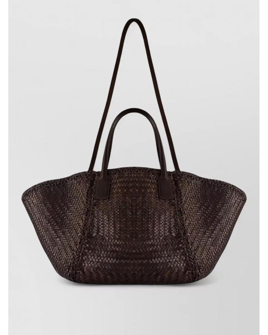 Dragon Diffusion Brown Teresa Leather Beach Bag