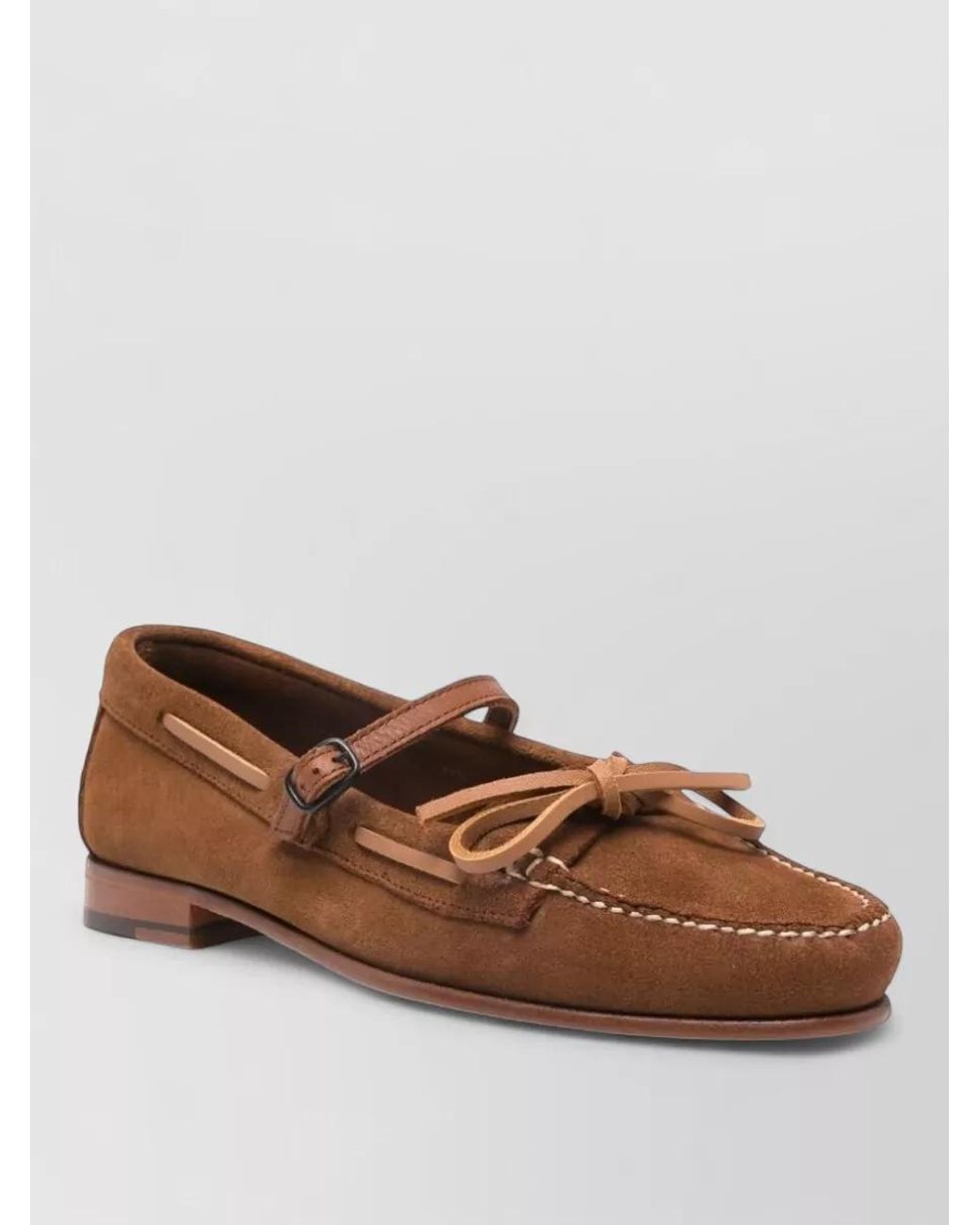Hereu Brown Leather Loafers